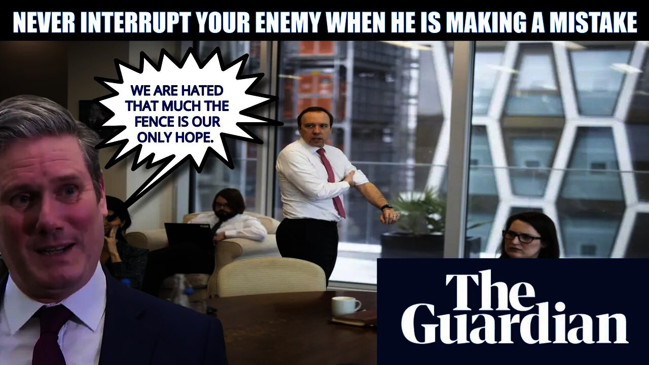 The Guardian Just Noticed The Weak Fence Sitting Labour Party Supports The Desperate Matt Hancock 🤣