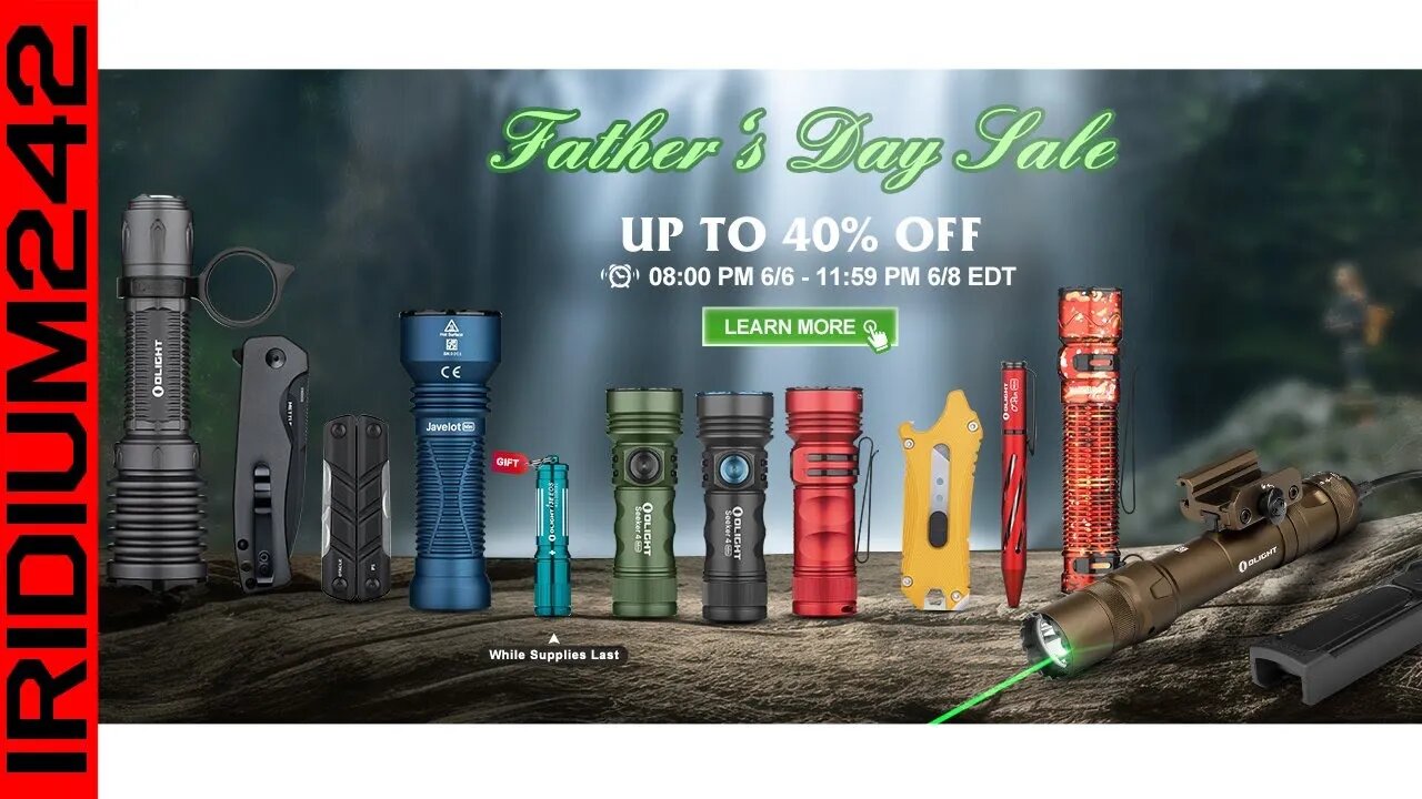 Olight Fathers Day Sale: Up To 40% Off And New Lights!