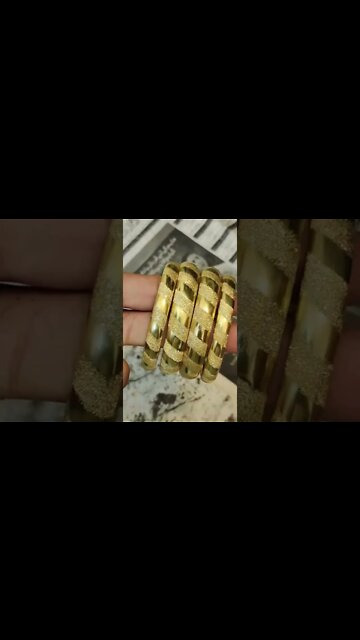 Gold Bangle Processing! #dailyhackness #Shorts #ytshorts #challenges #doityourself #useful