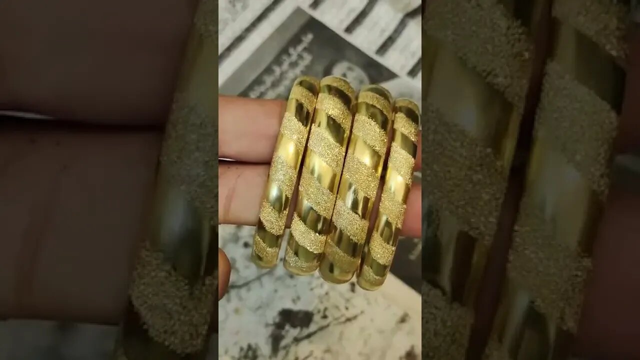 Gold Bangle Processing! #dailyhackness #Shorts #ytshorts #challenges #doityourself #useful