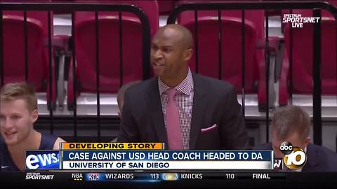 Case against USD head coach headed to DA
