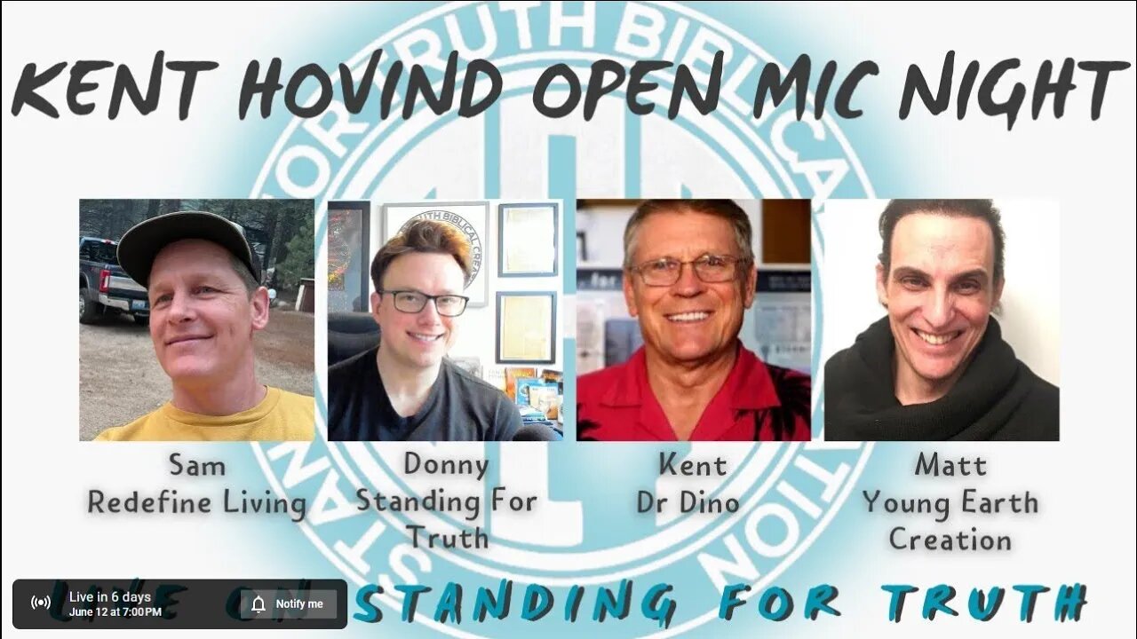 OPEN MIC CHALLENGE Debate plus Q&A Is There Evidence for Evolution