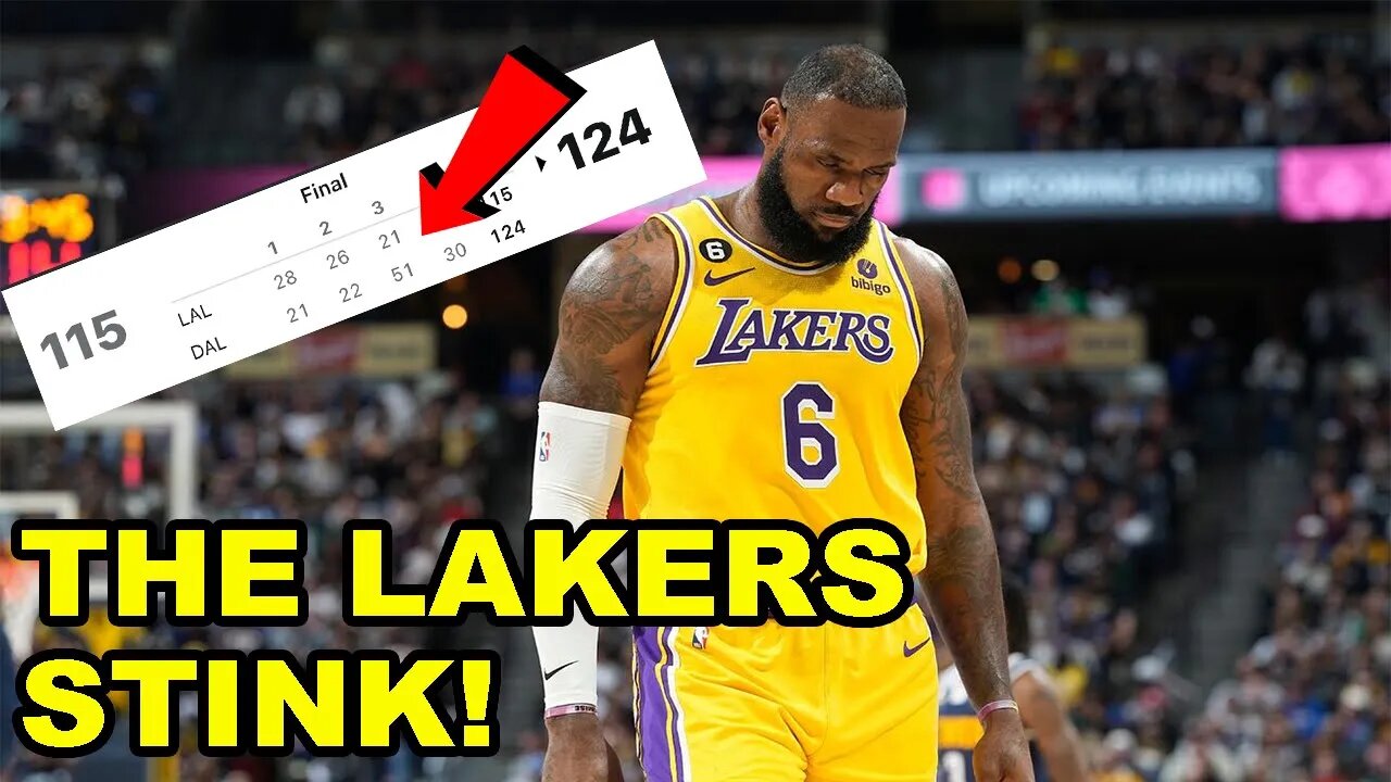 LeBron and the Lakers ABSOLUTELY STINK! LOSE giving up Christmas Day RECORD 51 points in the 3rd!