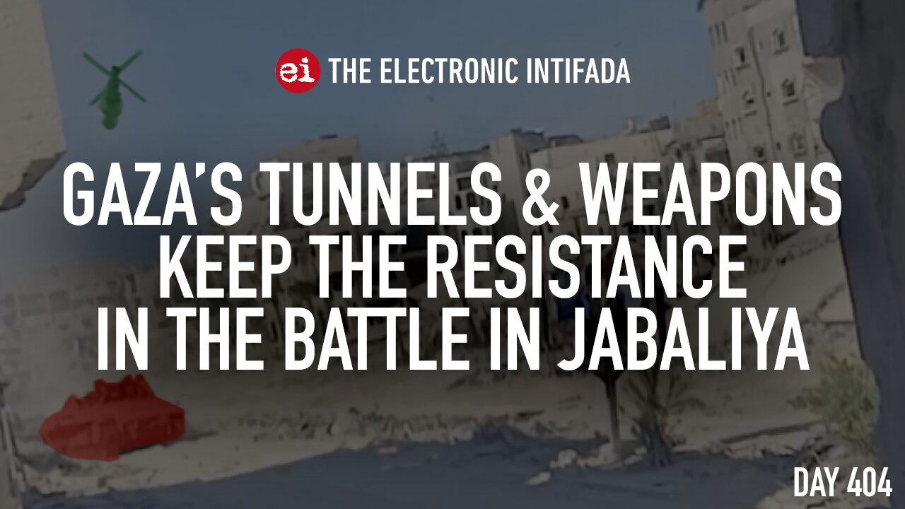 Gaza’s tunnels and weapons keep the resistance in the battle in Jabaliya, with Jon Elmer