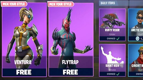 NEW FORTNITE FREE SKINS UPDATE! NEW FREE SKINS IN FORTNITE! (FORTNITE BATTLE ROYALE)