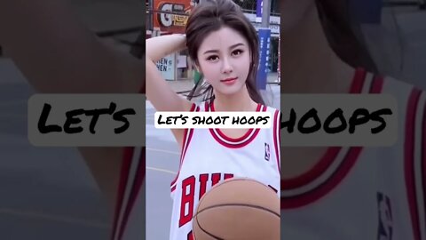 Hot Chinese Girl in Basketball Uniform