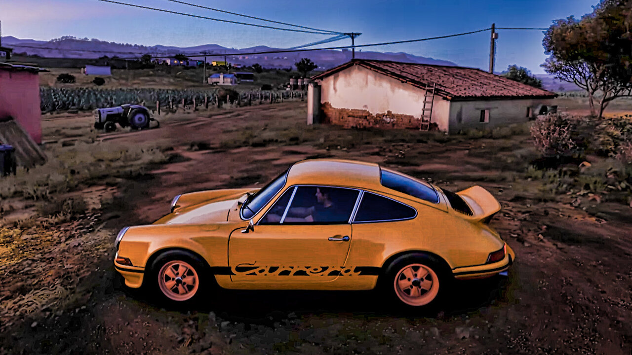 1973 Porsche 911 Carrera. Waking up the towns people, please stay inside it's not safe to go out.