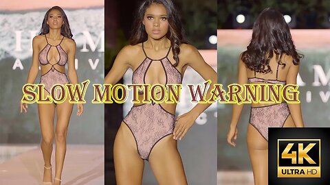 Eyshila Toma - MIAMI FASHION WEEK SLOW MOTION WALK | 4K VERTICAL ULTRA HD