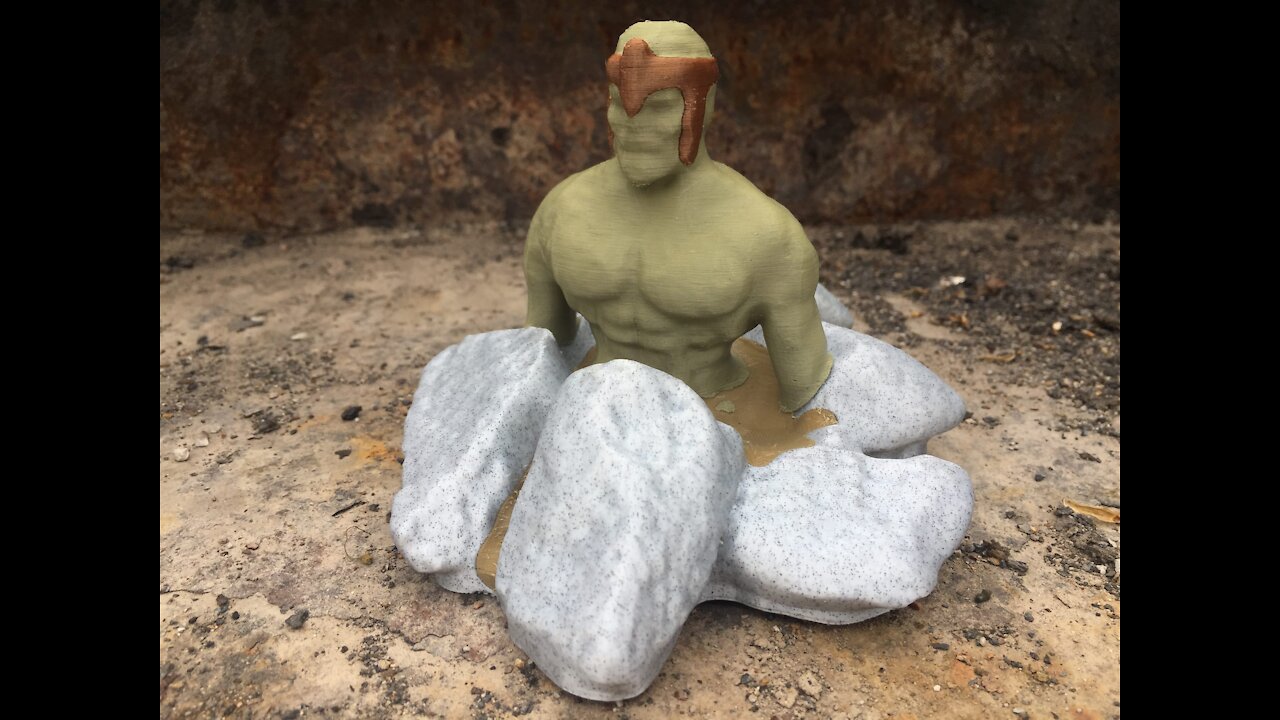 3D Printed Orc Emergence