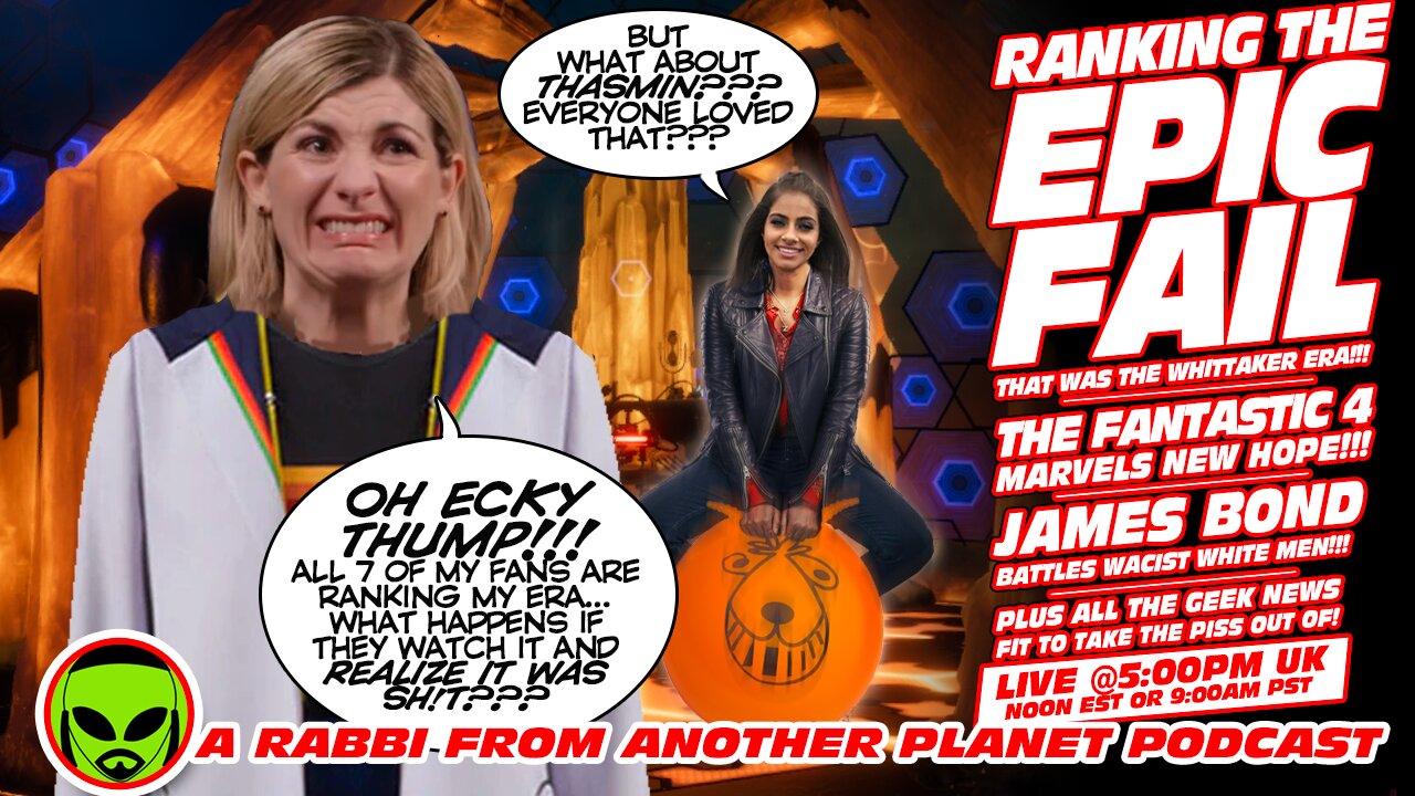 LIVE@5: Ranking Jodie Whitaker's EPICALLY FAILED Doctor Who!!! Marvel!!! James Bond!!!