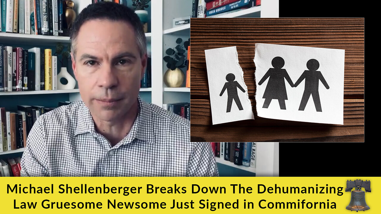 Michael Shellenberger Breaks Down The Dehumanizing Law Gruesome Newsome Just Signed in Commifornia