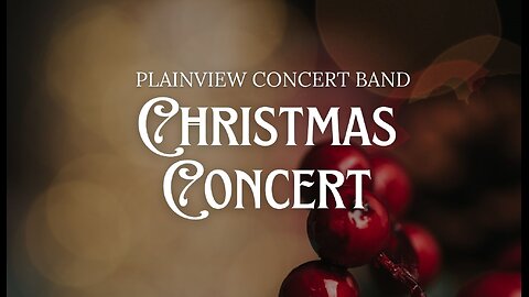 Plainview School Concert Band | Christmas Concert | 12.17.24