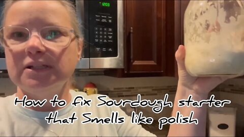 How Sourdough fix Sourdough￼ starter that smells like nail polish￼#hedgehogshomestead