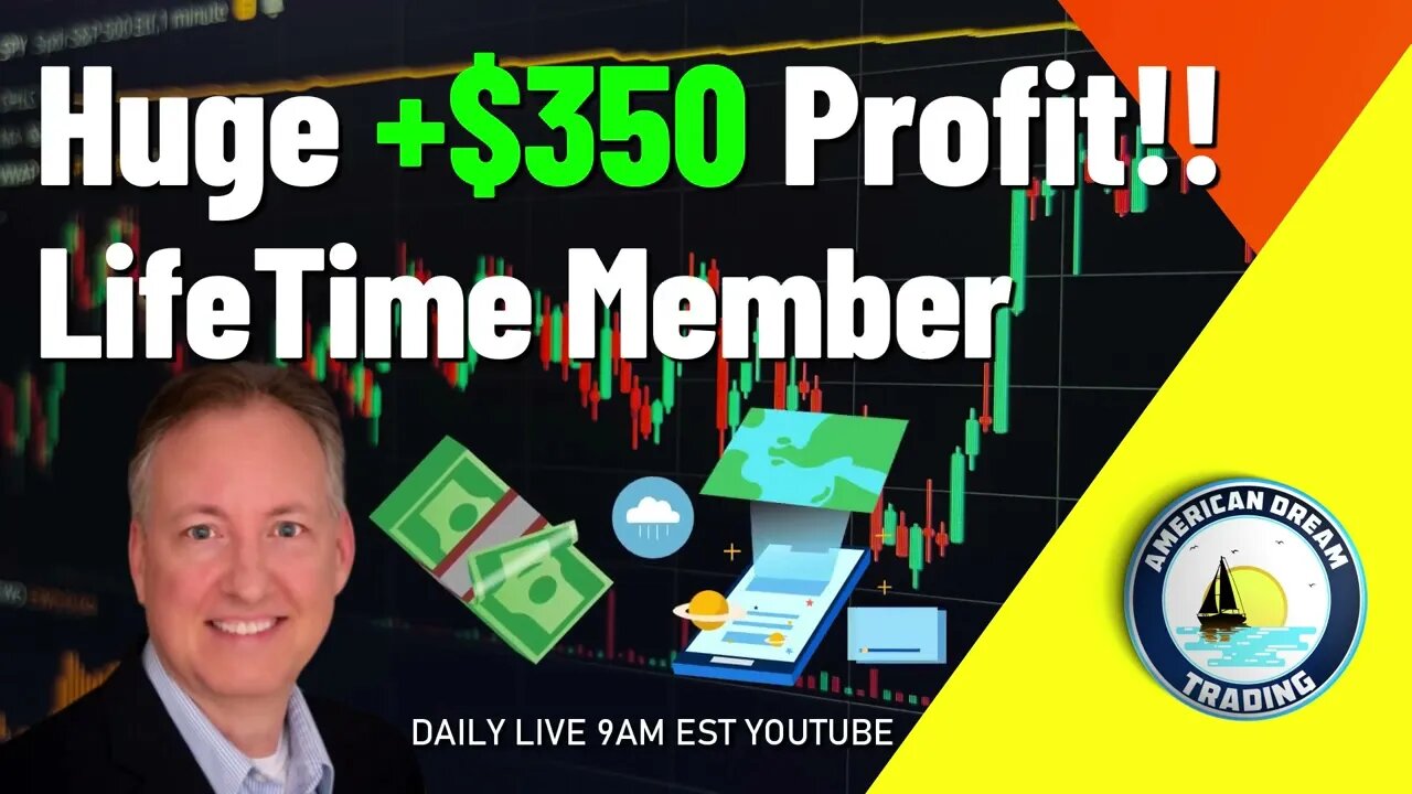 Huge $350 Profit Lifetime Member Stock Market