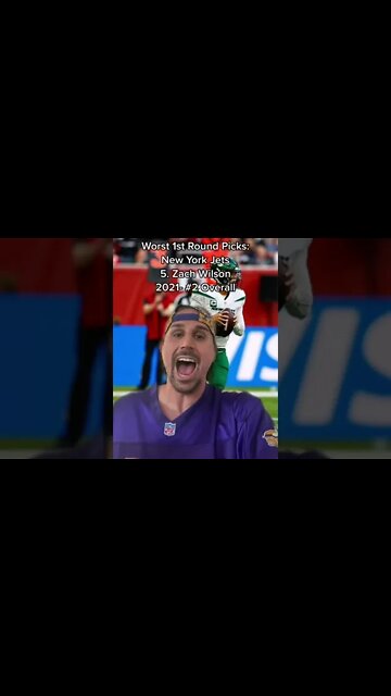 Zach Wilson Worst Draft Pick Ever? #shorts