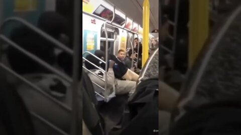 Video evidence why residents are fleeing New York -another day on a NYC subway #ultramaga #trump2024