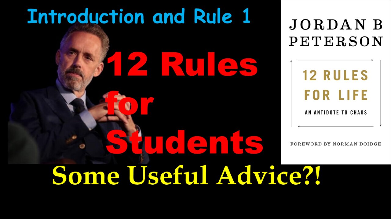 12 Rules for Students, Intro and Rule 1