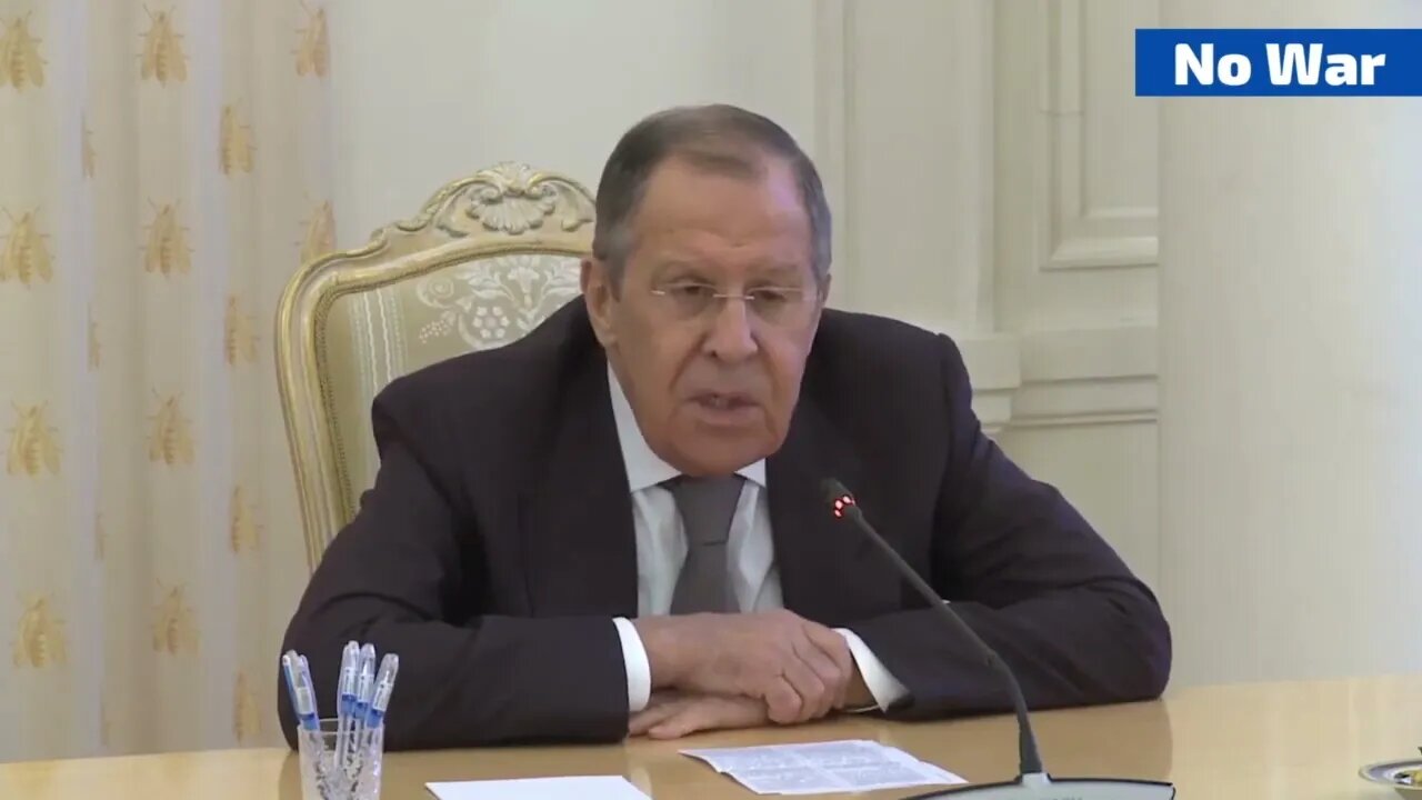 Russia is not going to run after the West | Lavrov. Ukraine!!