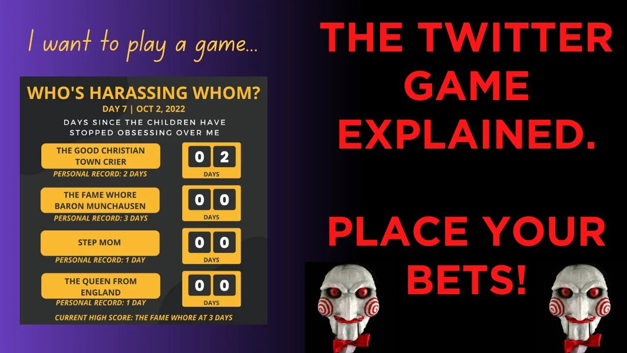 I want to play a game...: The Twitter Game explained, featuring Keri Smith, Mike Harlow, and friends