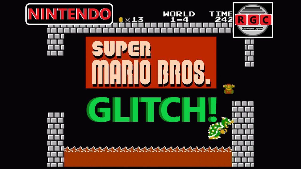 Crazy 'dead but not dead' glitch in Super Mario Bros