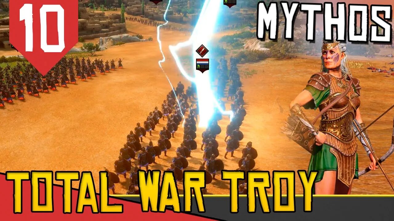 Raio de ZEUS - Total War Saga Troy Hipólita #10 [Gameplay PT-BR]