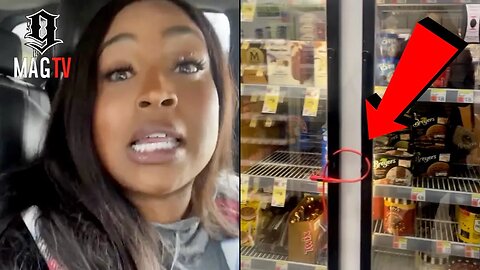 Tanisha Thomas Can't Believe New York Store Locked Up The Ice Cream Freezer! 😱