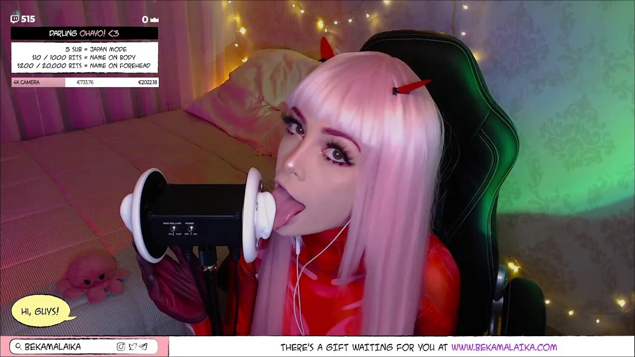 Your WAIFU licks your ears ASMR video gerl #ASMR #lick ears #gerl asmr
