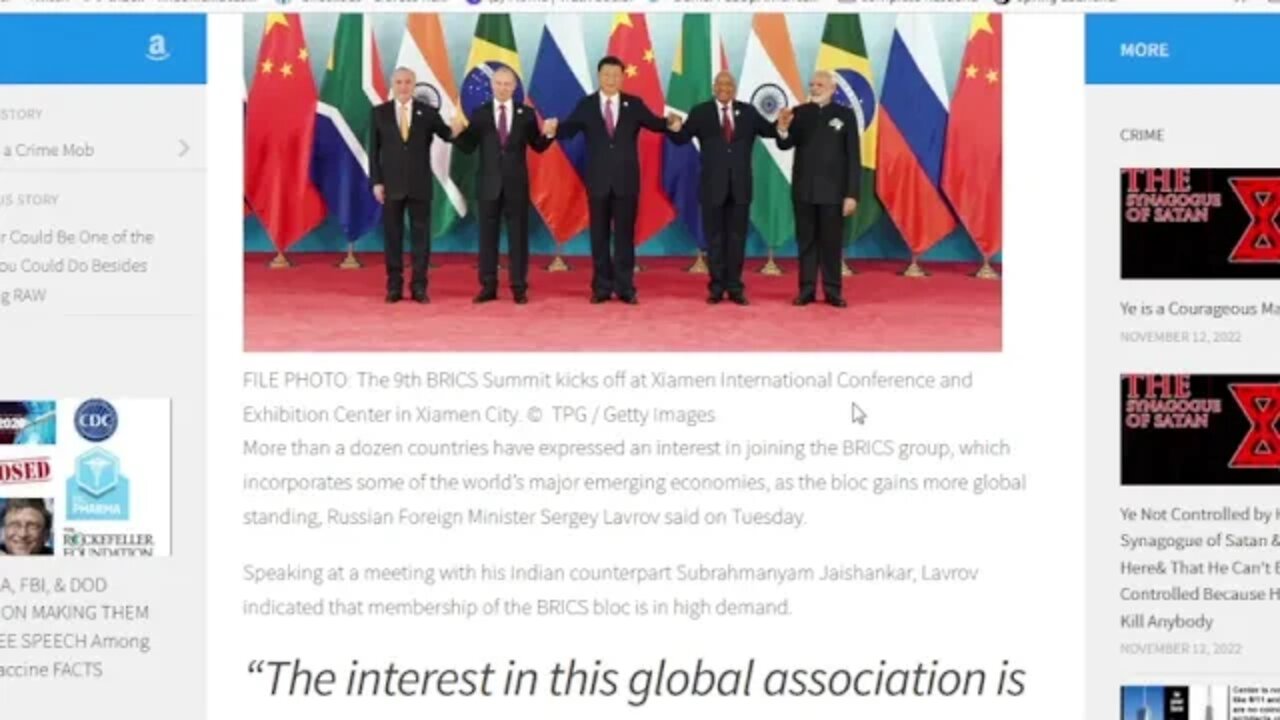 Russia's trade group BRICS gains members, US is in danger