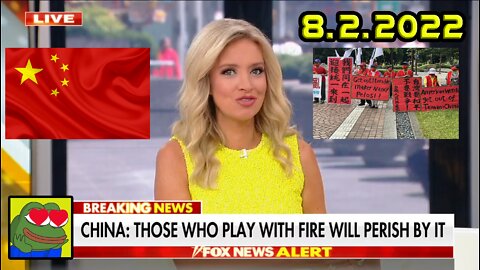 New China Threats After Pelosi Lands In Taiwan