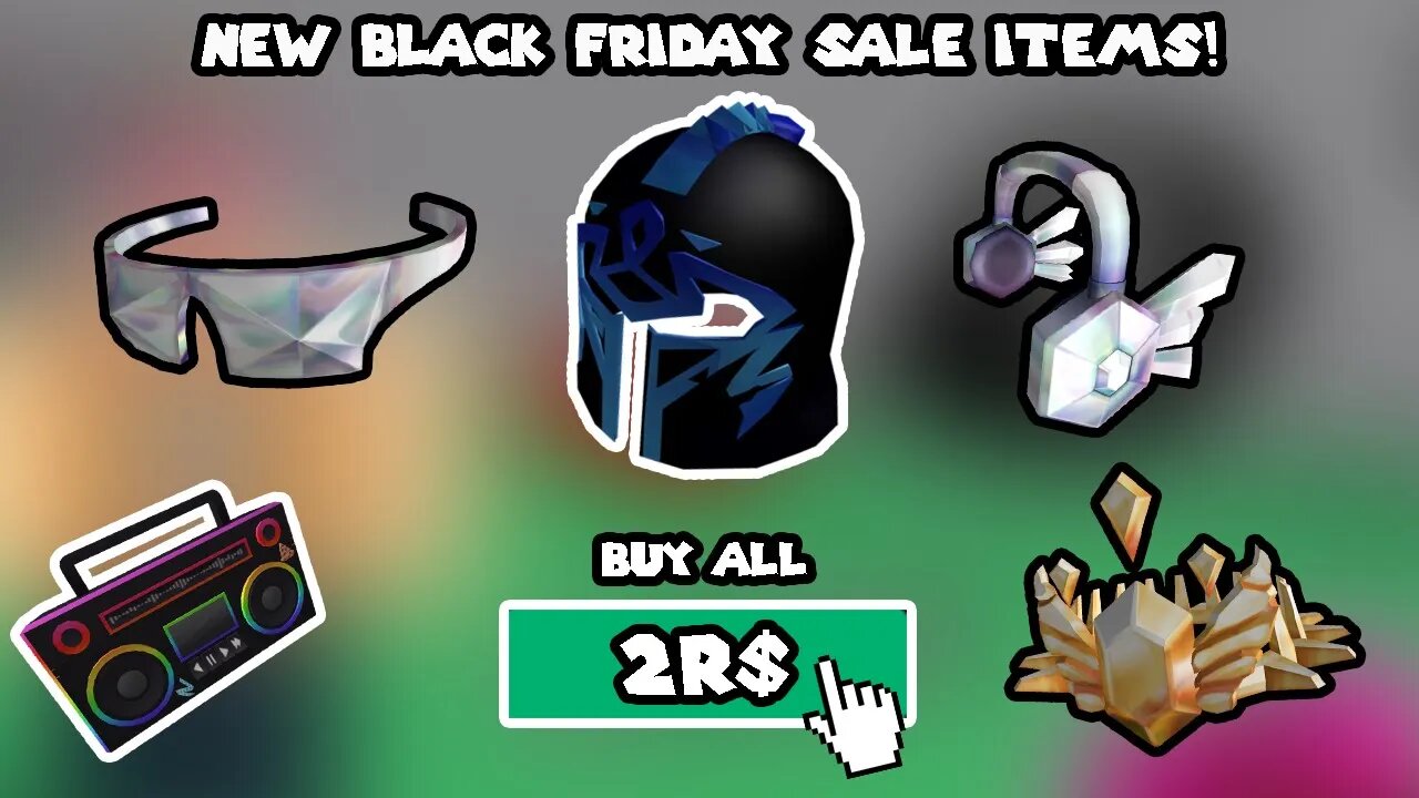 NEW LEAKED ROBLOX BLACK FRIDAY ITEMS! (NEW LIMITEDS!)