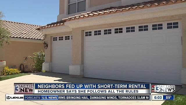 Neighbors fed up with short-term rental