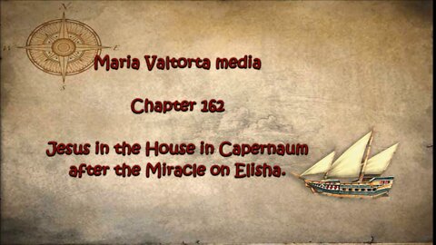 Jesus in the House in Capernaum after the Miracle on Elisha.