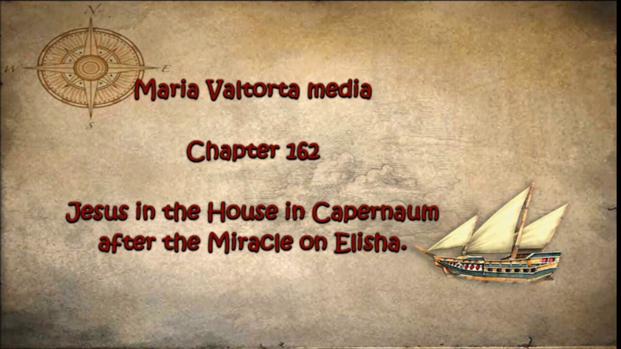 Jesus in the House in Capernaum after the Miracle on Elisha.