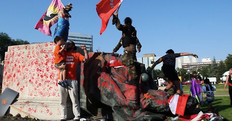 The activists don’t just hate statues. They hate Canada.