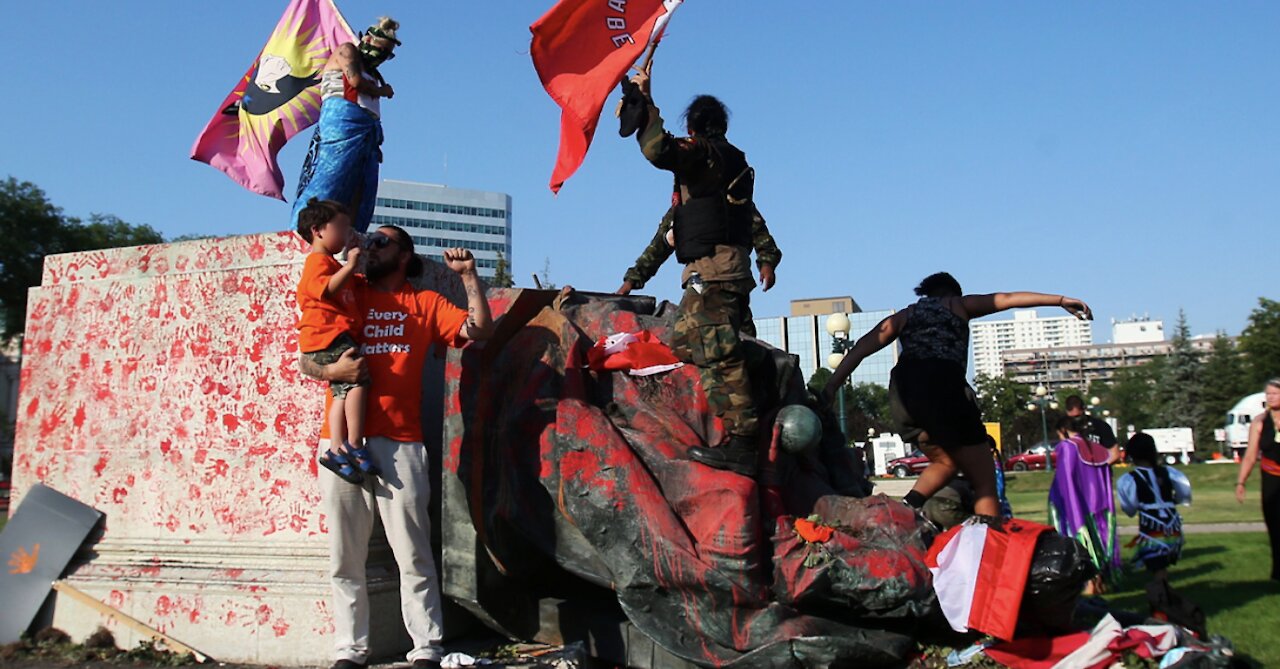 The activists don’t just hate statues. They hate Canada.