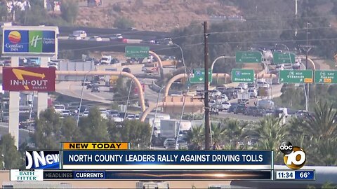 North County leaders rally against potential congestion pricing