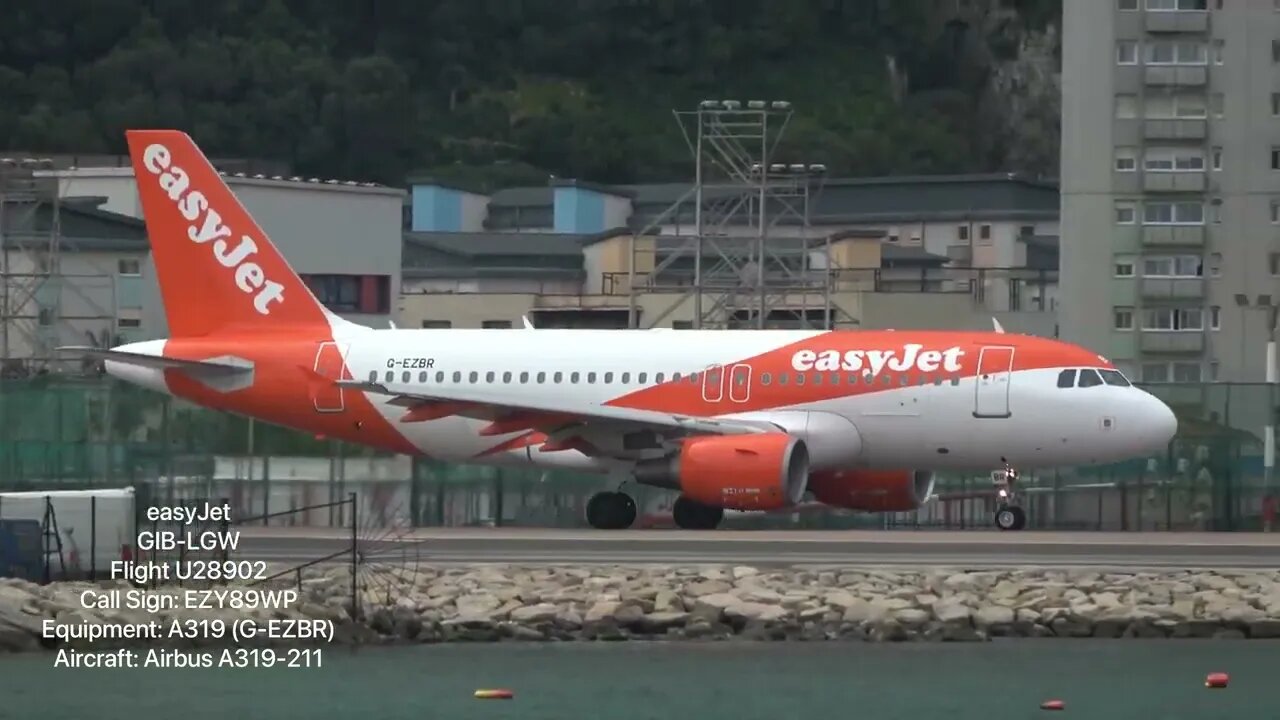 Dangerous Airport; Beautiful Landings, Taxi, Takeoffs at Gibraltar International Airport, 26 April