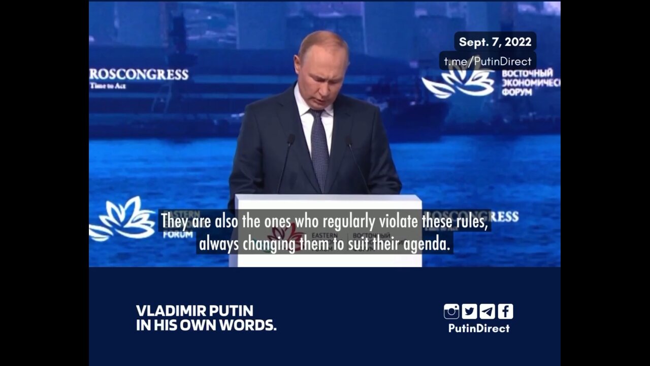 Western elites sacrificing prosperity to preserve US global dictatorship, says Putin