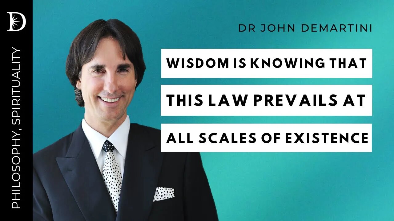 The Law of Conservation in Human Psychology and Physiology | Dr John Demartini