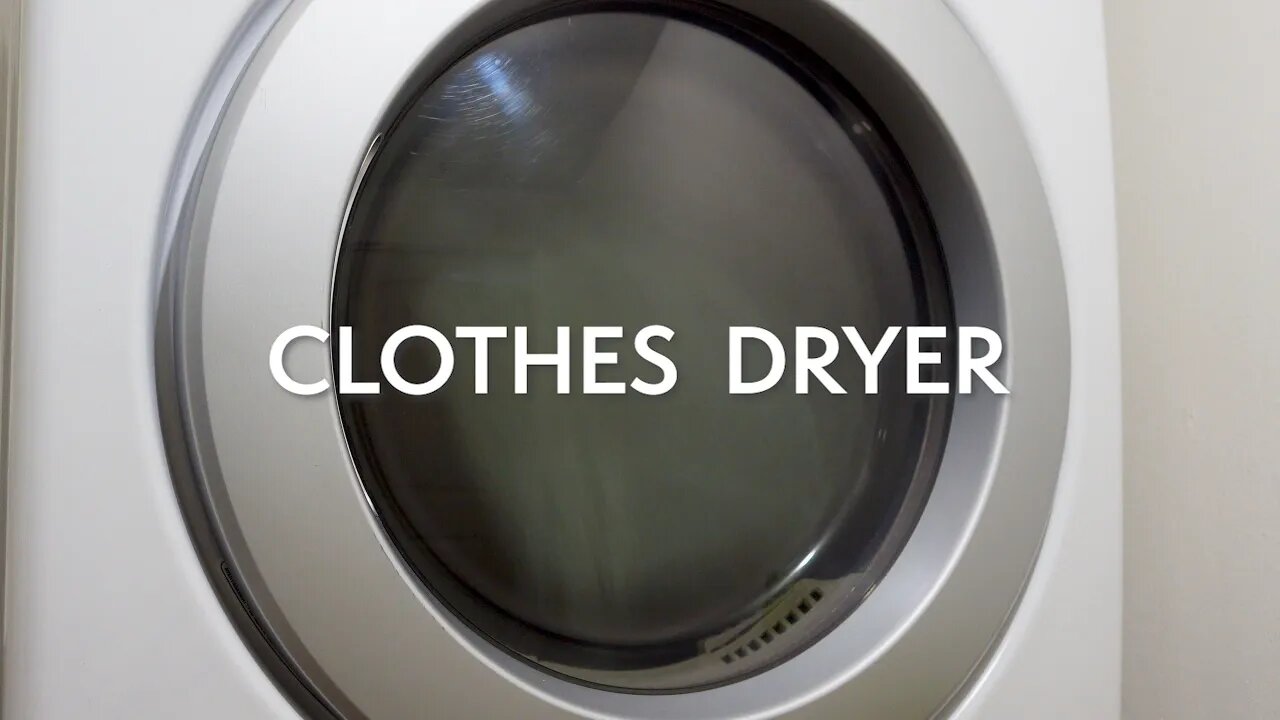 4K Laundry Tumble ASMR: Relaxing Sounds of Clothes Dryer