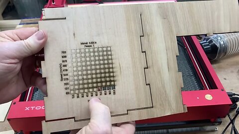 xTOOL 40 Watt Material Test