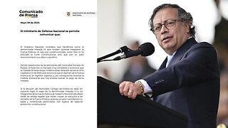 🎥Presidente Gustavo Petro emitió un “Comunicado de Prensa del Ministerio De Defensa Nacional“👇👇