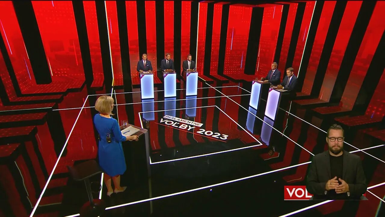 Parlamentné voľby 2023 - Prvá veľká predvolebná diskusia lídrov | 20.9.2023