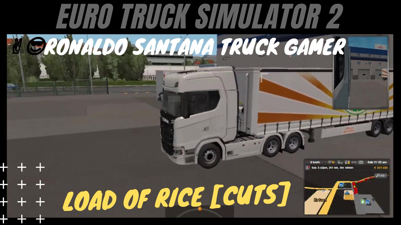 ✌️😎RONALDO SANTANA TRUCK GAMER🚚 Load of RICE [cuts]