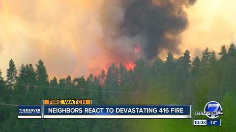 416 Fire grows to 5,100+ acres; fire officials believe it will reach homes in 12-36 hours
