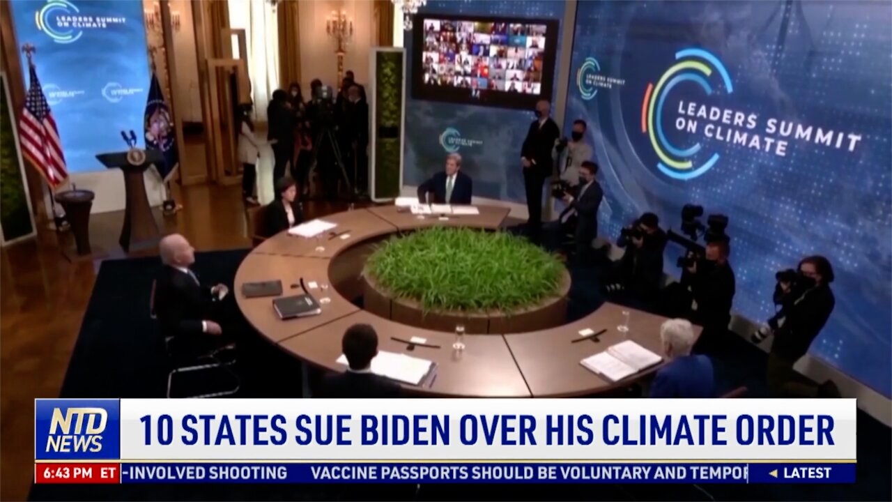 10 States Sue Biden; Biden's 1st Foreign Trip Announced