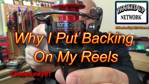 Why I Put Backing on My Reels featuring Okuma's RTX 30 Spinning Reel (TackleJunky81)
