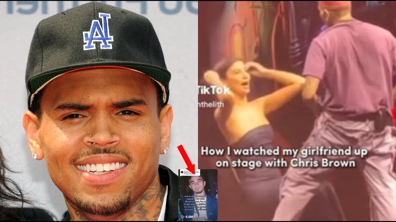 ANGRY Boyfriend DUMPS Girlfriend After She Got Lap-dance From Chris Brown On Stage