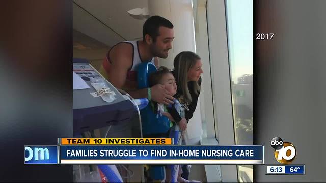 TEAM 10: Family struggles to find in-home nursing care