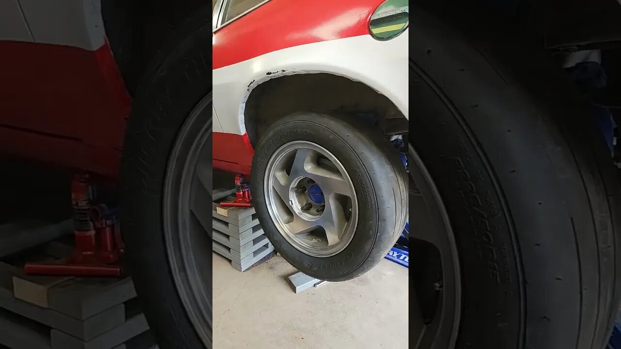 The Pinto Axle is in, Drag Radial Fender Gap! #nonamenationals